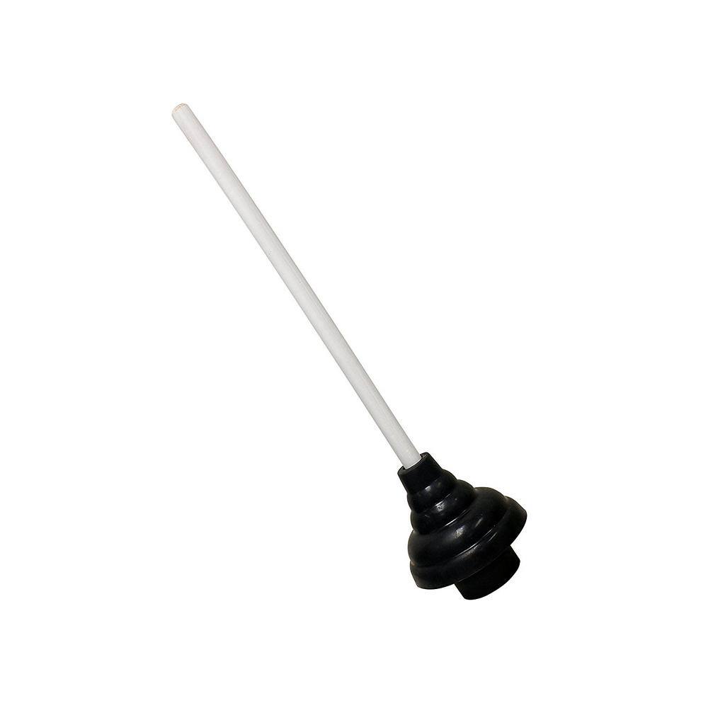 KEENEY 6 in. Plunger Double Thrust Force Cup with White Handle PP845-7