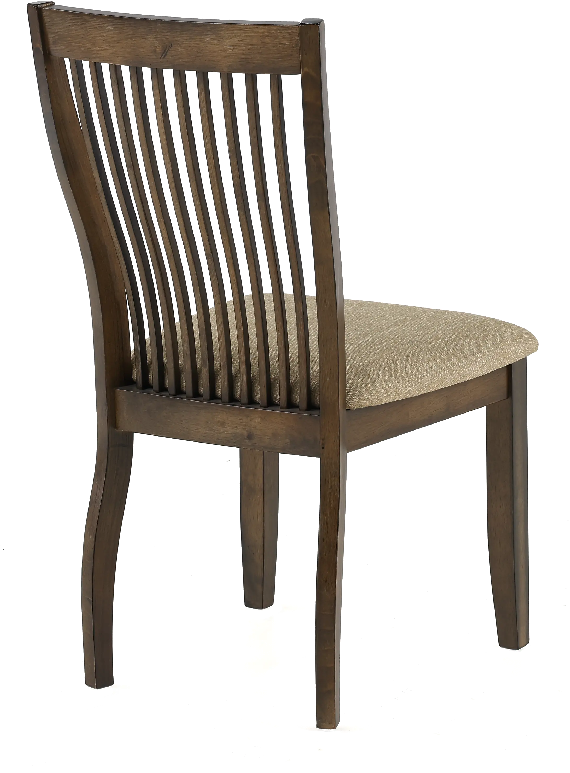 Zoey Brown Slat Back Dining Room Chair