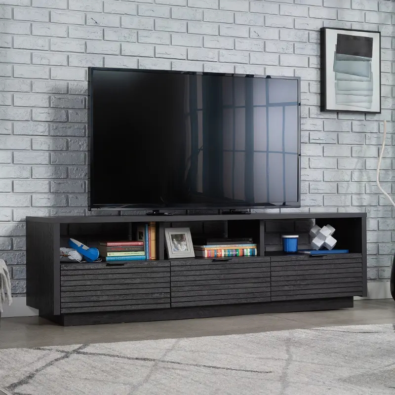 Harvey Park 72 Black TV Stand