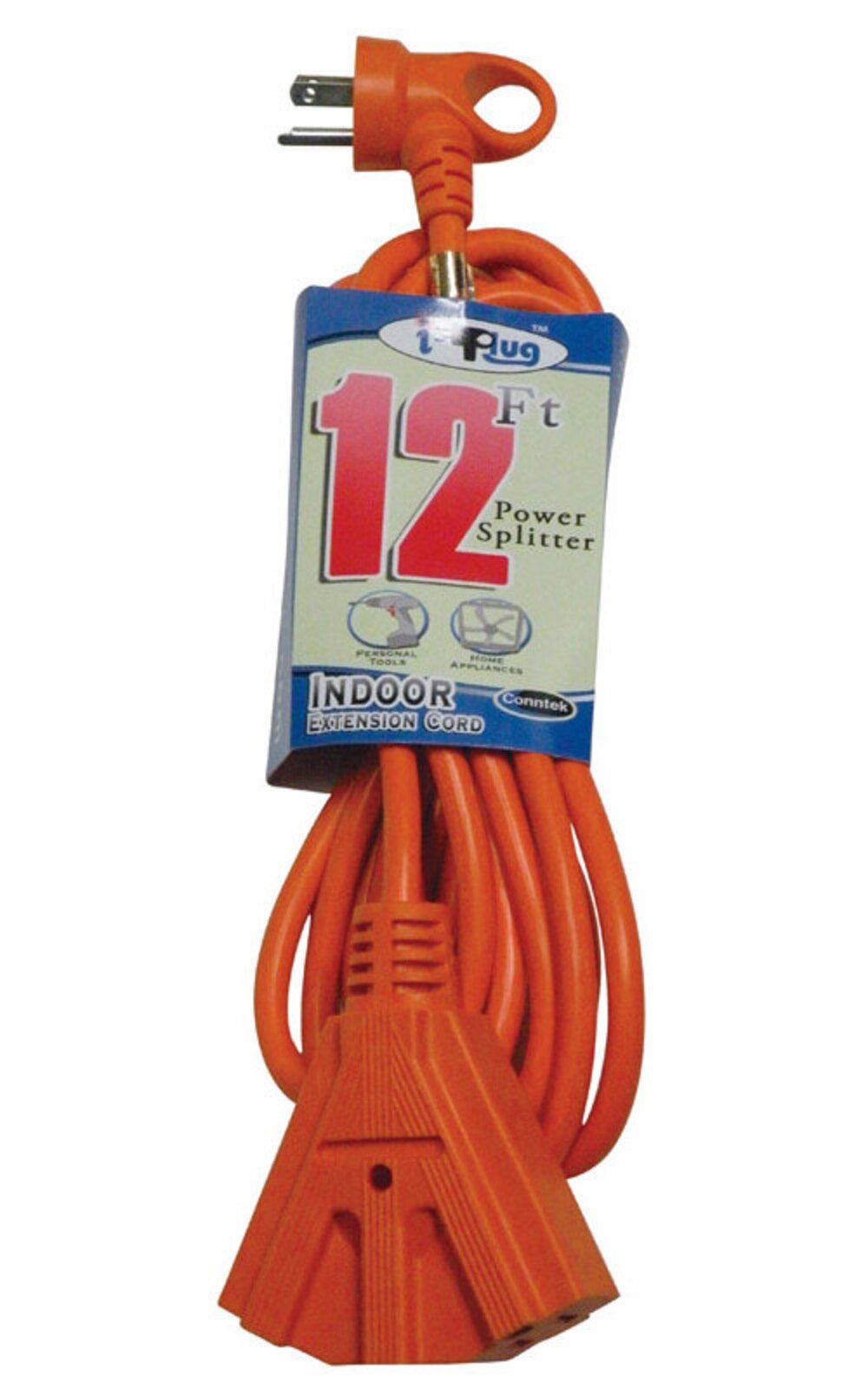 CORD 12FT I-PLUG 3-OUT