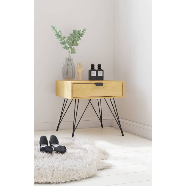 Newell Side Table Natural Adore Decor