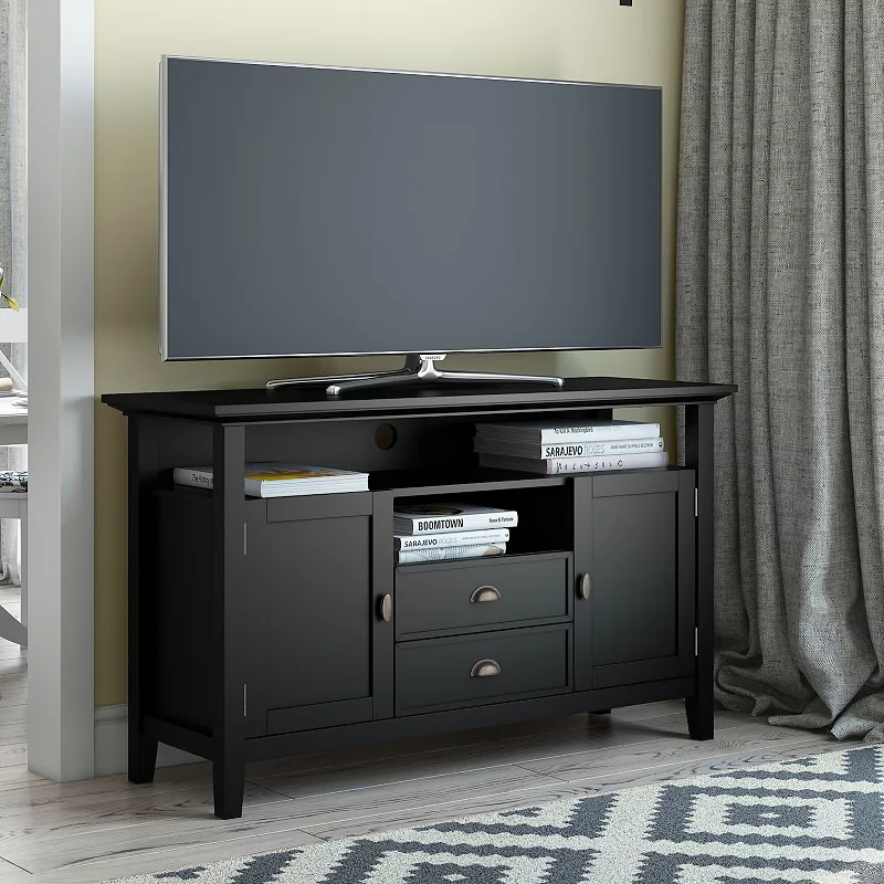 Simpli Home Redmond Tall TV Media Stand