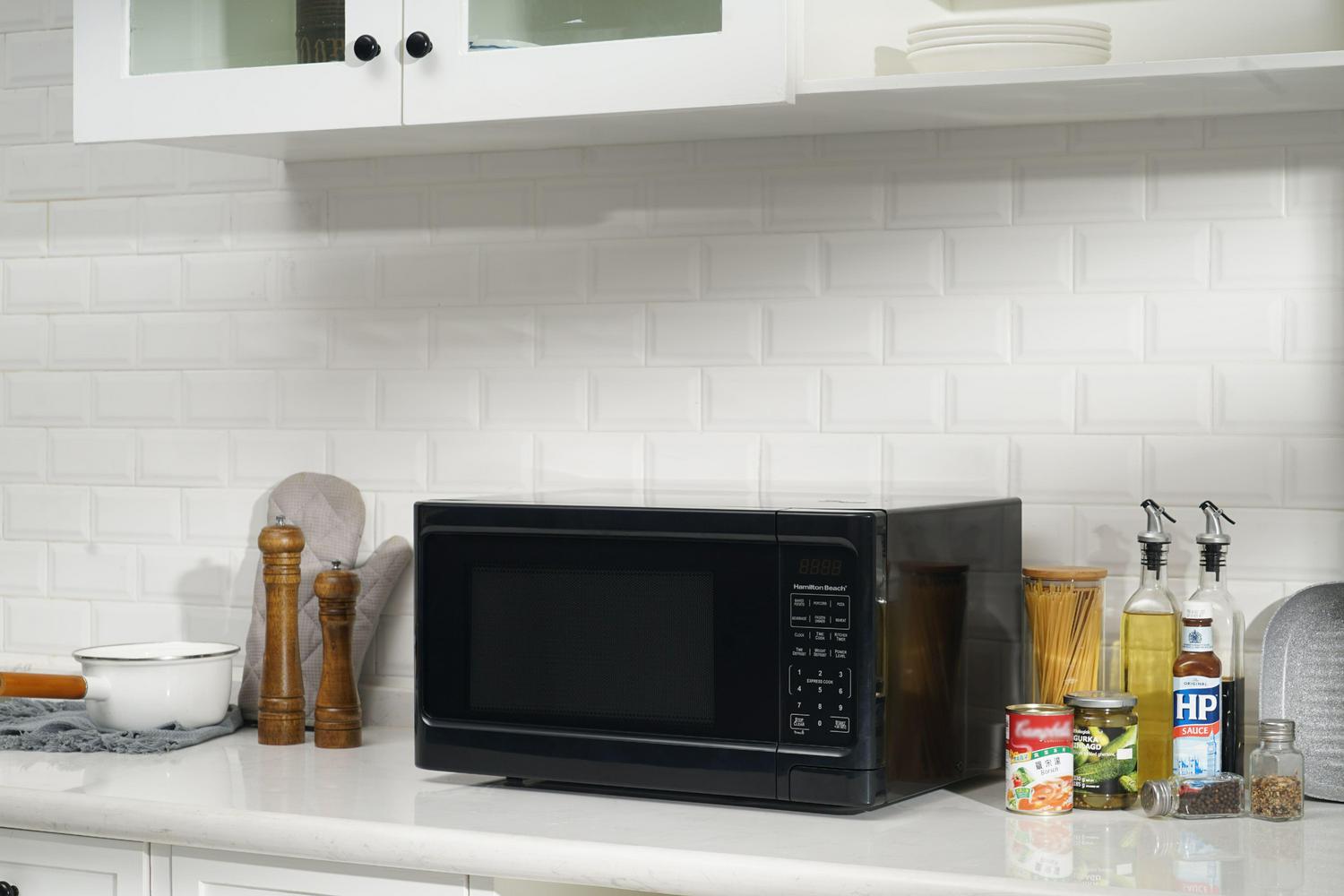 Hamilton Beach 11 Cu Ft Black Digital Microwave Oven  Crowdfused