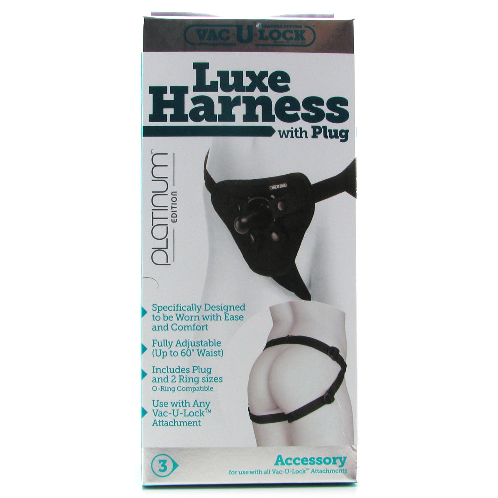 Platinum Edition Vac-U-Lock Luxe Harness with Plug