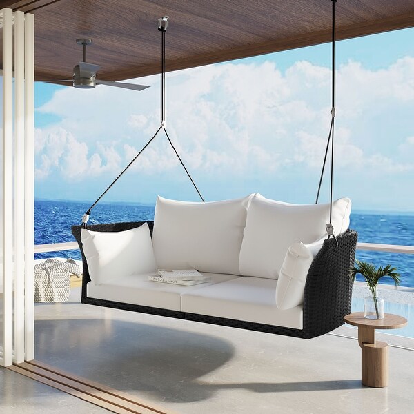 2Person Porch Swing With Ropes