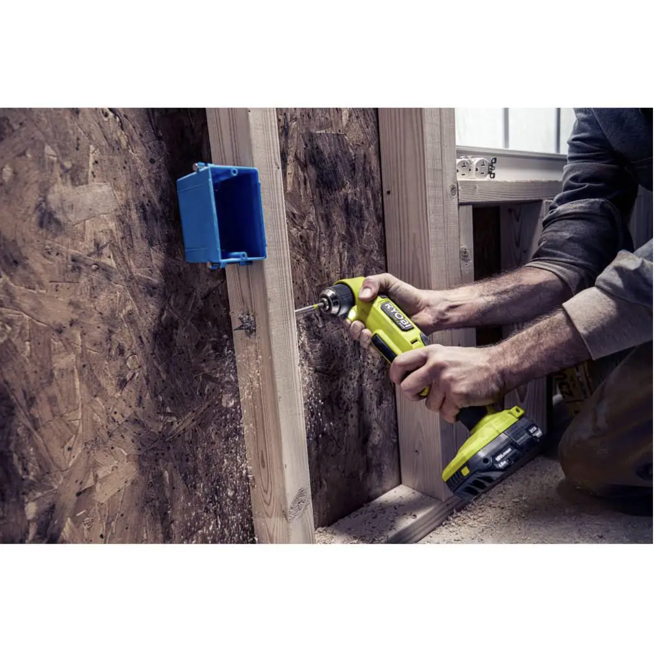 Ryobi One+ Hp 18V Brushless Cordless Compact 3/8 in. Right Angle Drill (Tool Only)