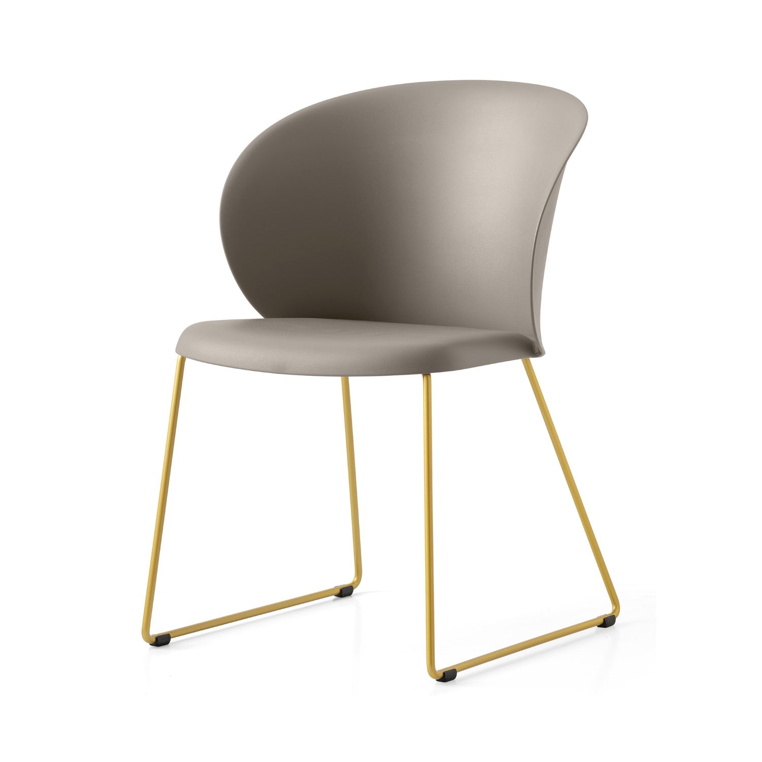 Tuka Indoor/Outdoor Painted Brass Leg Chair