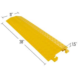 Guardian Extra-Wide Drop-Over Cable Protector Ramp for 1 in. Dia Cables DH-CR4-V2