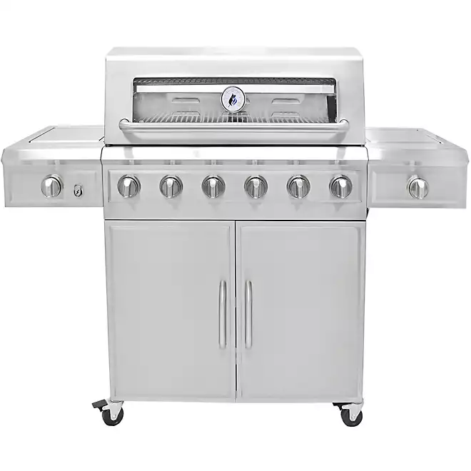 3 Embers 6-Burner Dual Fuel Propane Gas Grill