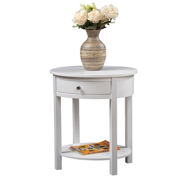 Dillard End Table with Drawer and Shelf