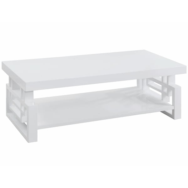 Modern Design High Gloss White Living Room Table Collection