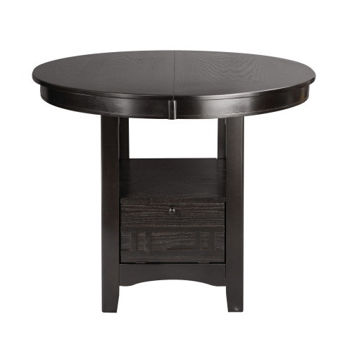 Dark Cherry Finish Counter Height 1pc Dining Table...