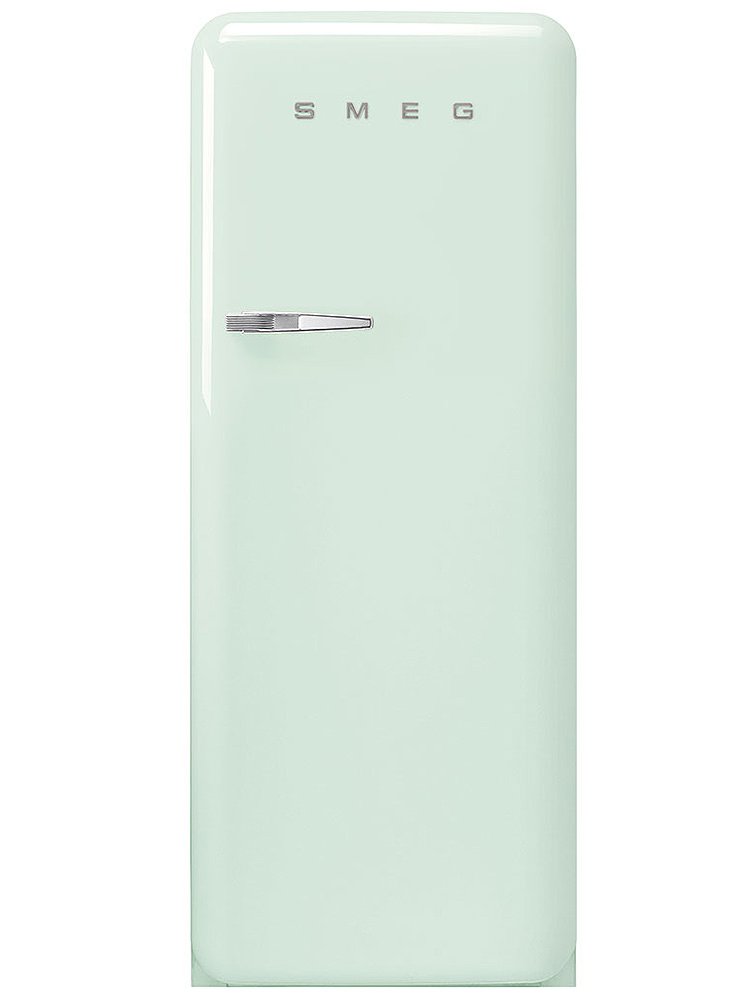 Smeg 50's Retro Style Aesthetic Pastel Green Right-Hinge Refrigerator