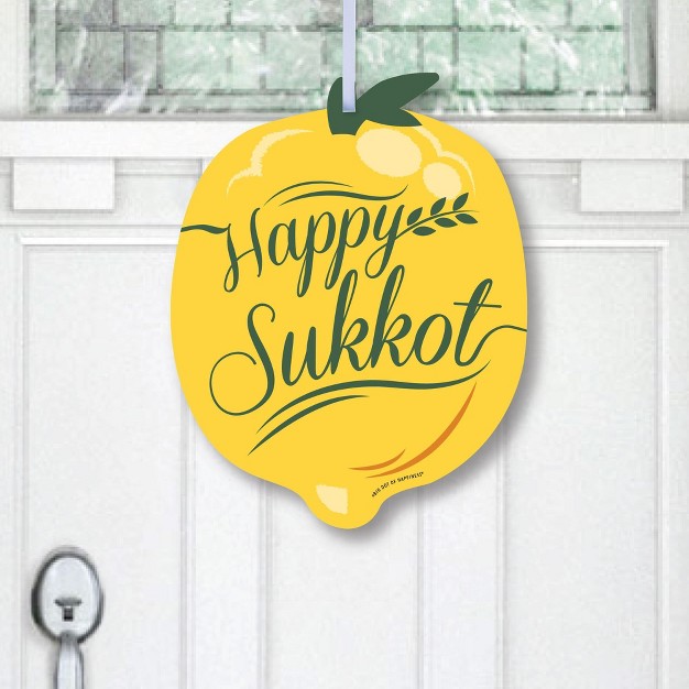 Big Dot Of Happiness Sukkot Hanging Porch Sukkah Holiday Outdoor Decorations Front Door Decor 1 Piece Sign