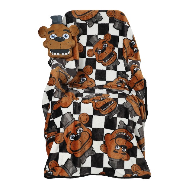 Five Nights At Freddy x27 s Throw Blanket And Pillow Set