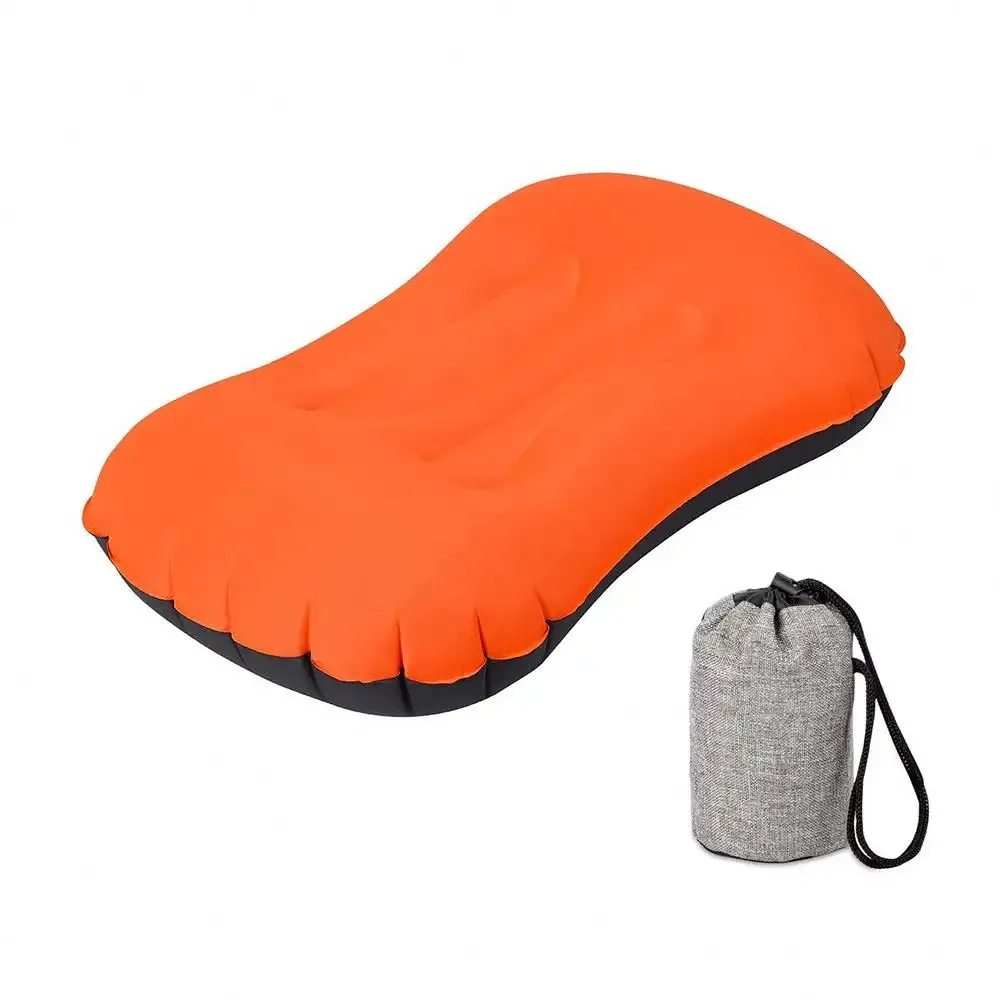 Comfortable Inflatable Travel Neck   Lumbar Pillow for Camping Hiking Backpacking