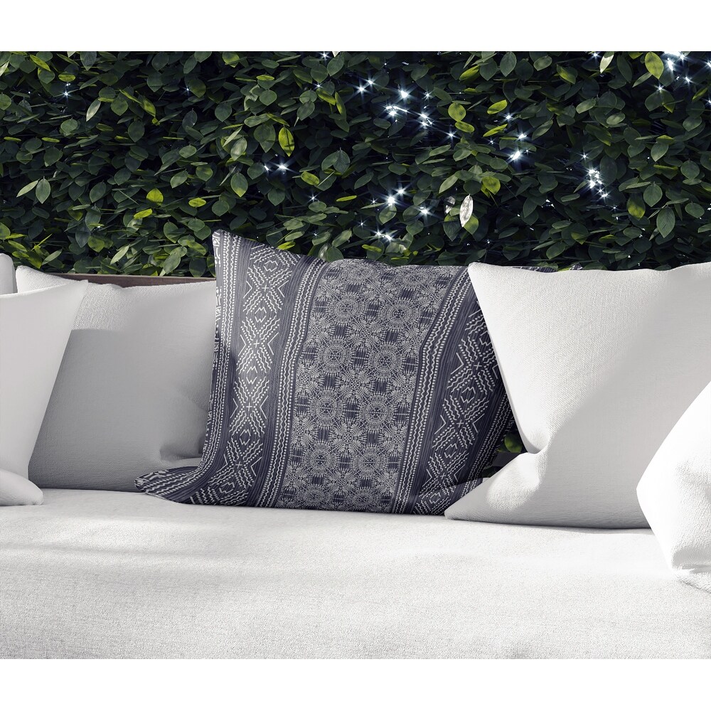 DAWSON GREY Indoor Outdoor Pillow By Kavka Designs