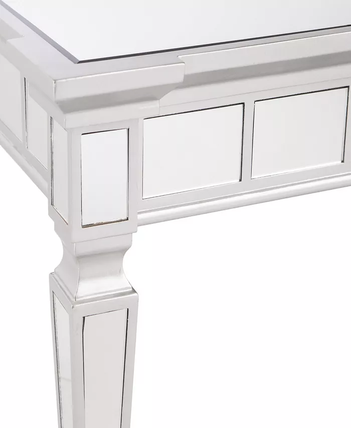 Southern Enterprises Smyth Glam Mirrored Square End Table