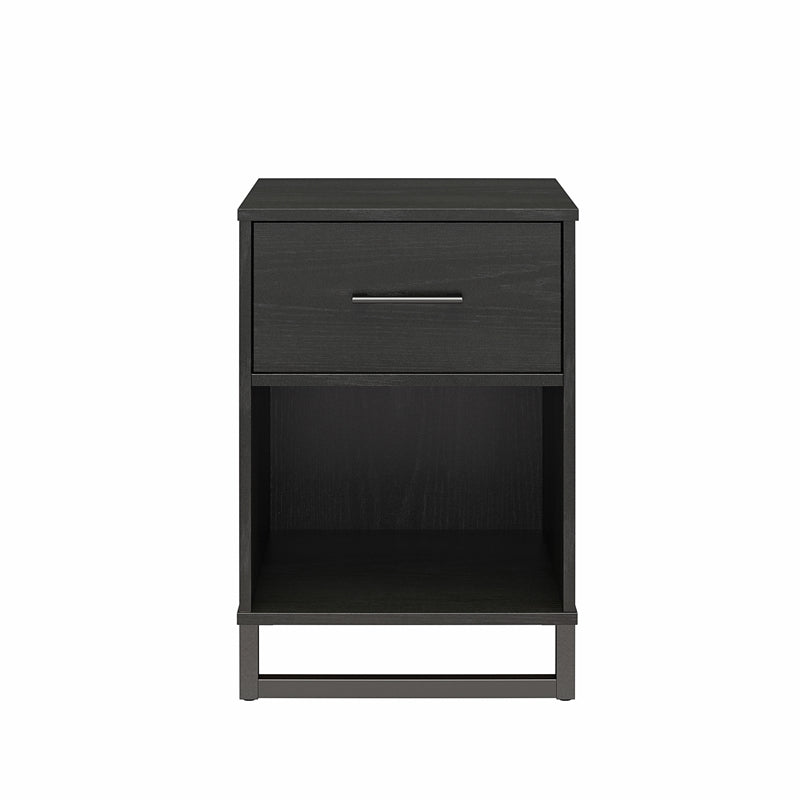 Ameriwood Home Monterey Nightstand in Black Oak