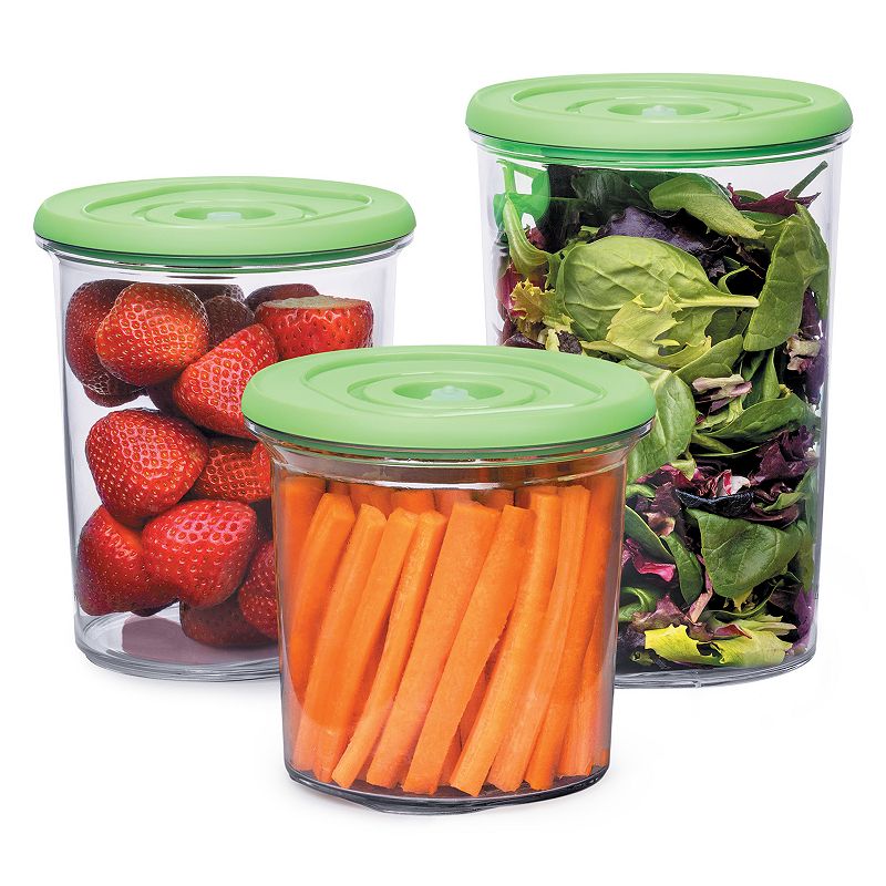 Presto FreshDaddy 3-Piece Vacuum Seal Container Set