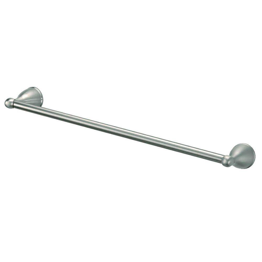 Glacier Bay Builders 24 in. Spot Free Towel Bar in Brushed Nickel BTH-024-102