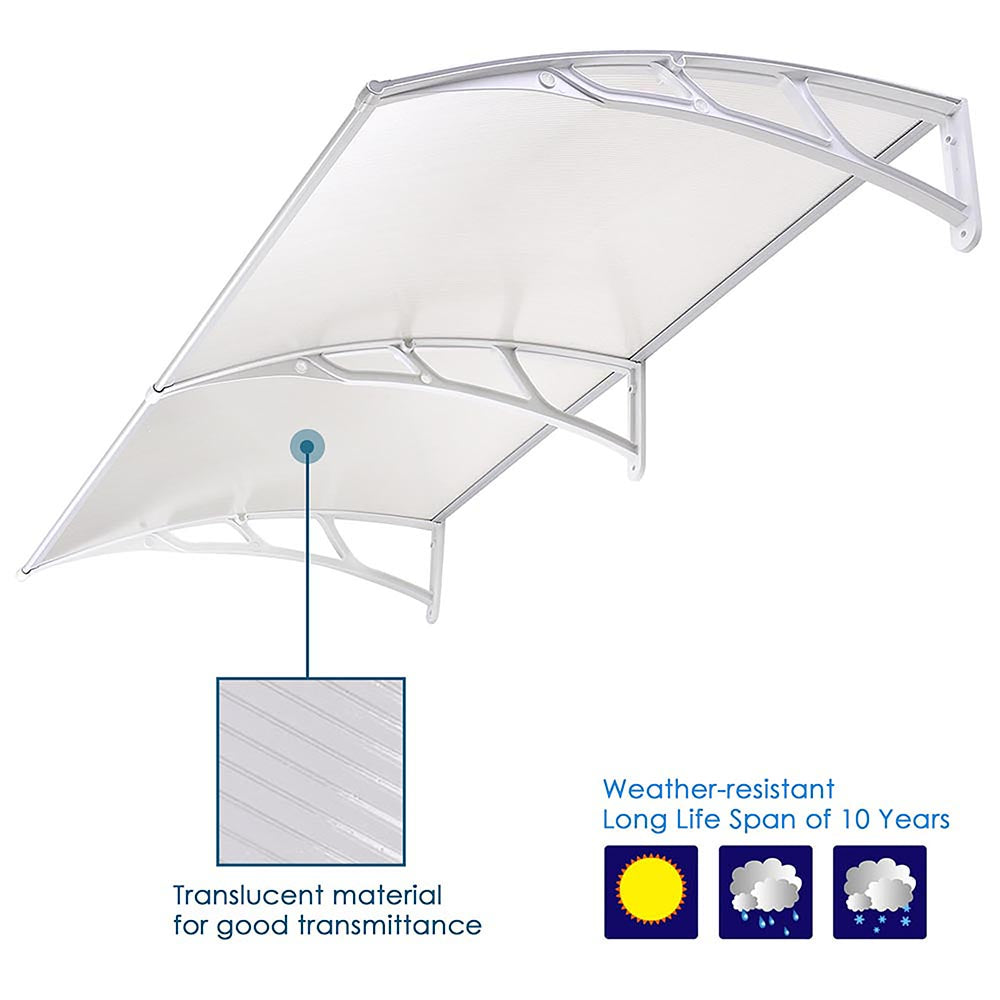 Yescom Door & Window Poly Awning Canopy 120