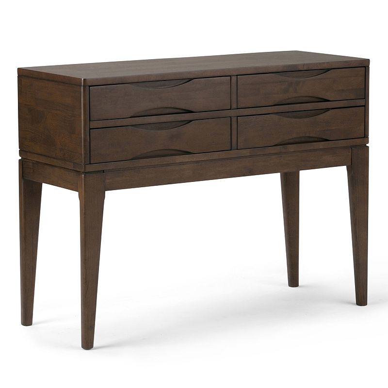 Simpli Home Harper 4-Drawer Console Table