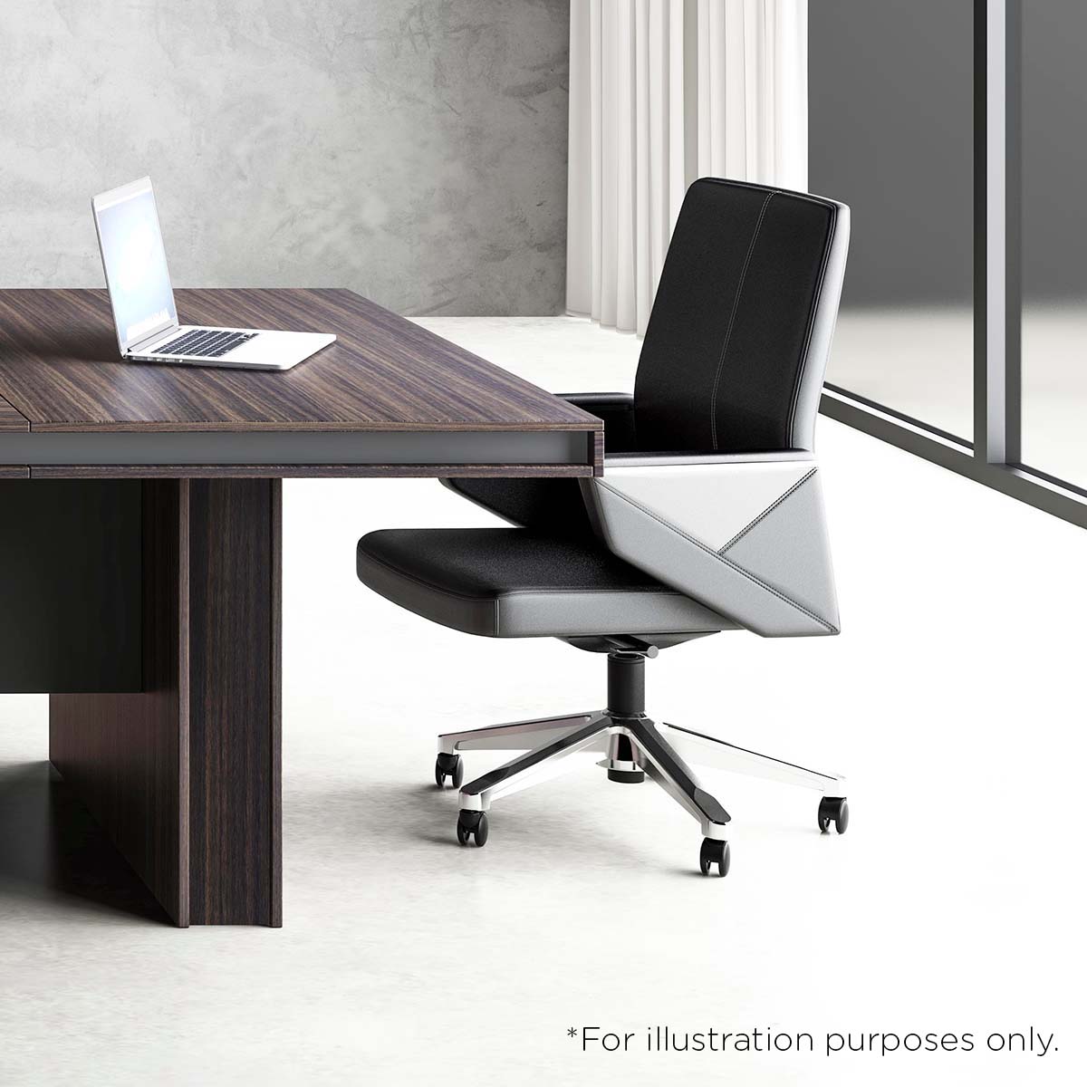 RADDIX Boardroom Table 240cm - Brown