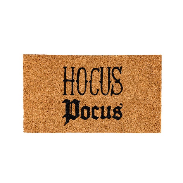 Evergreen 16 X 28 Halloween Greeting Coir Mat Hocus Pocus For Indoor And Outdoor Decor