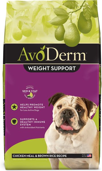 AvoDerm Weight Support Chicken Meal and Brown Rice Recipe Dry Dog Food