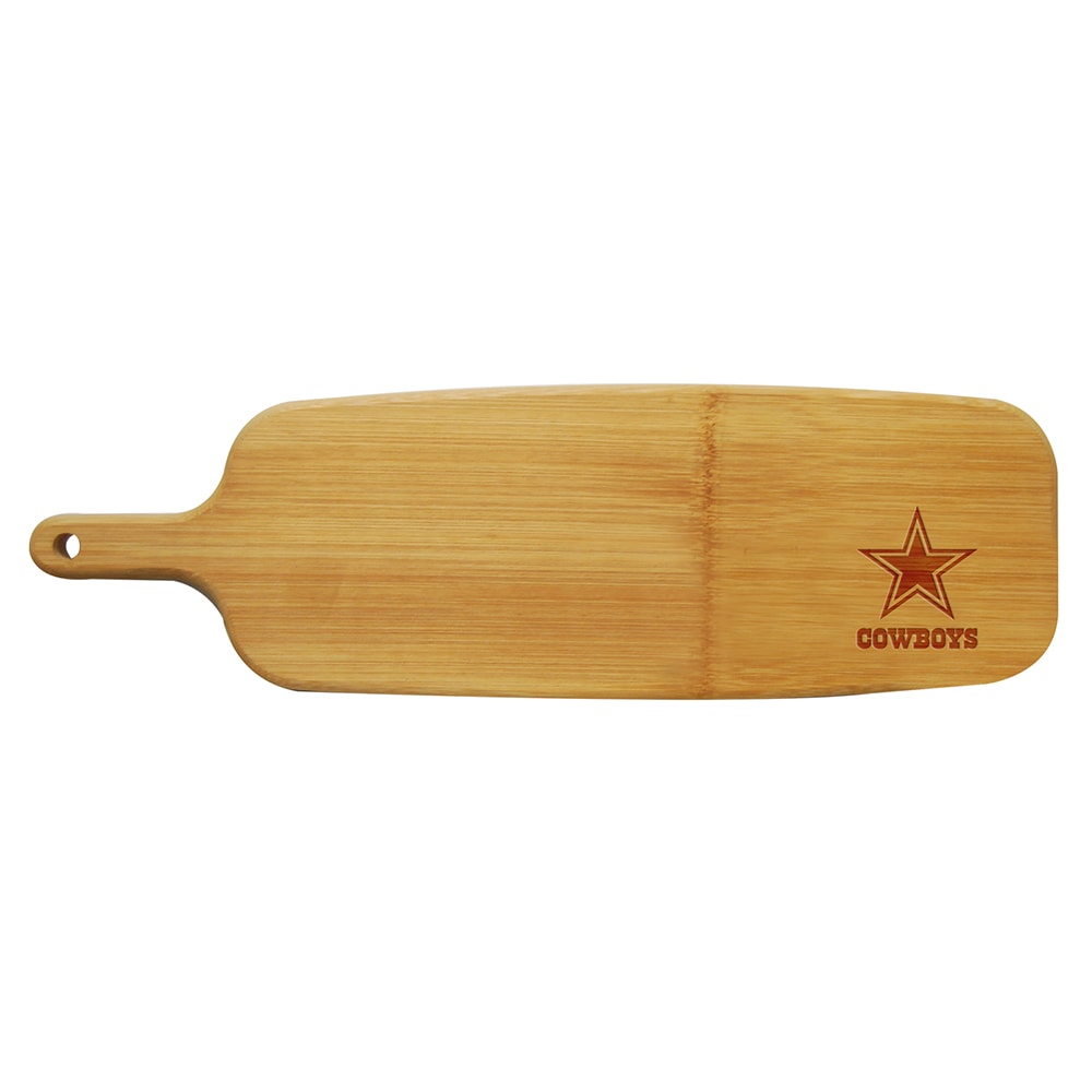 Dallas Cowboys Bamboo Paddle Cutting and Serving Board