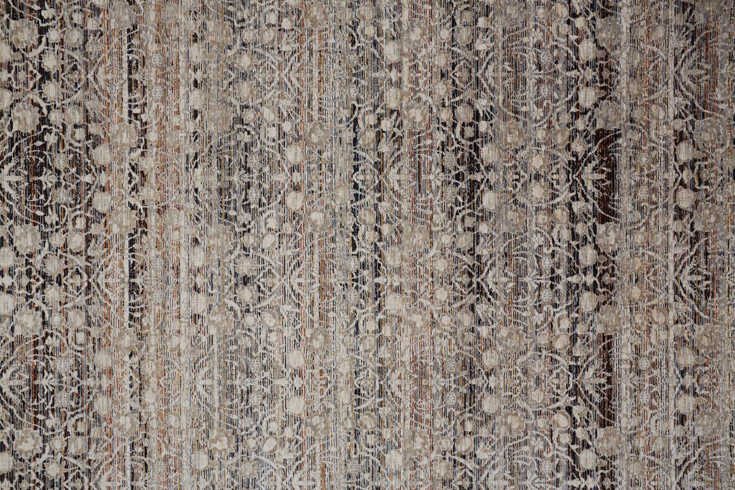 Ennis Gray and Tan Rug by BD Fine