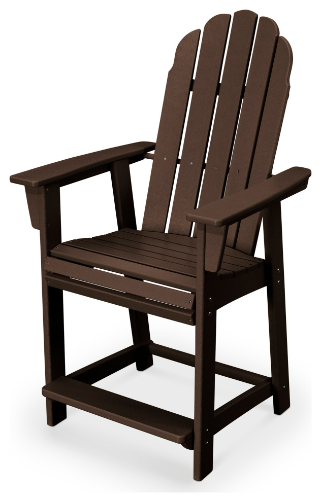 POLYWOOD Vineyard Adirondack Counter Chair   Transitional   Outdoor Bar Stools And Counter Stools   by POLYWOOD  Houzz