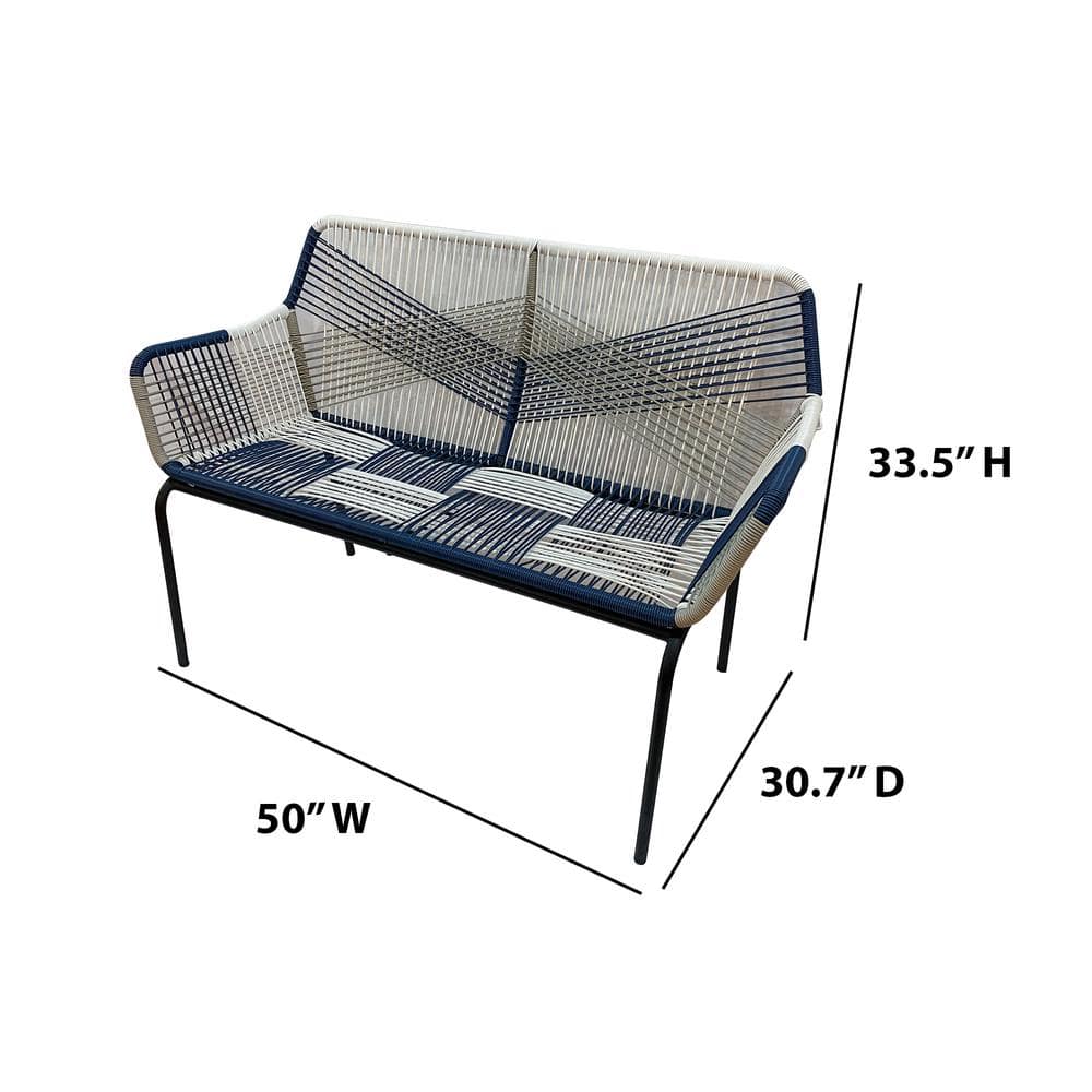 TK CLASSICS Wicker Outdoor Loveseat LS70348-W18