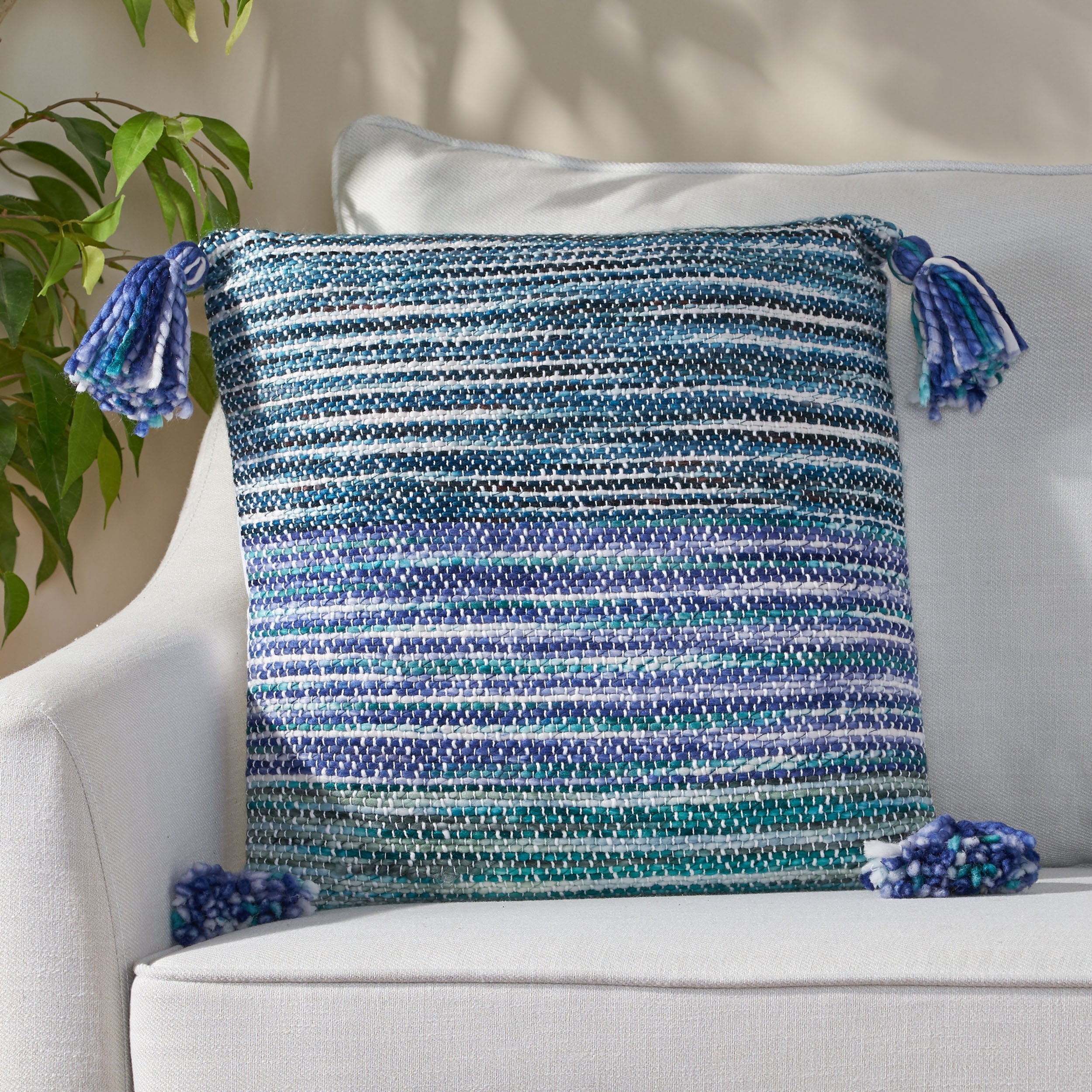 Mayven Boho Woven Throw Pillow