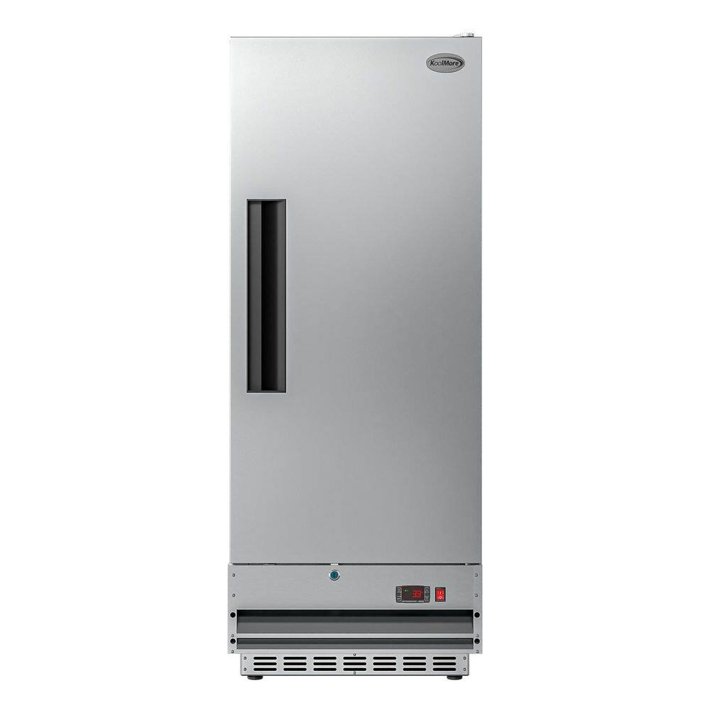 Koolmore 12 cu. ft Commercial Stainless Steel 1 Door Reach-In Refrigerator RIR-1D-SS12C