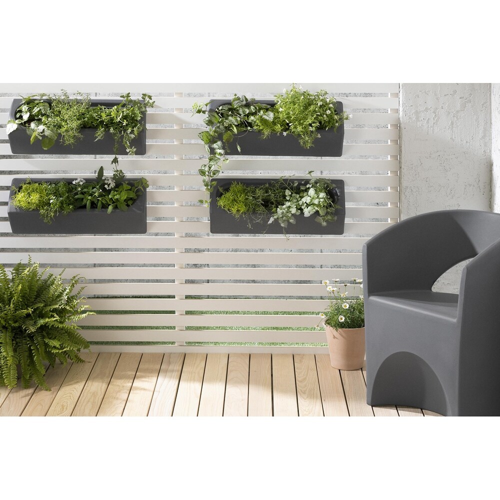 South Shore Dalya Outdoor Wall Planter   Set of 4