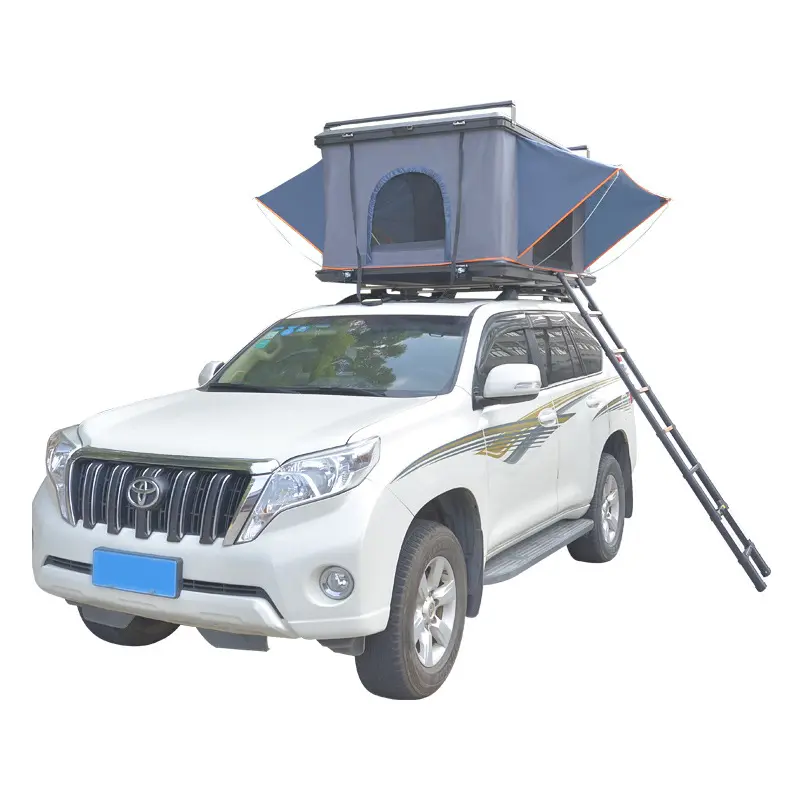 DrunkenXp 3 4Person aluminum shell material straight bracing type roof top tent camping car rooftop tent