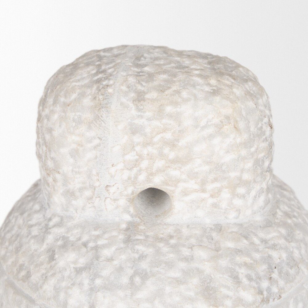 Irina Small White Marble Door Stopper