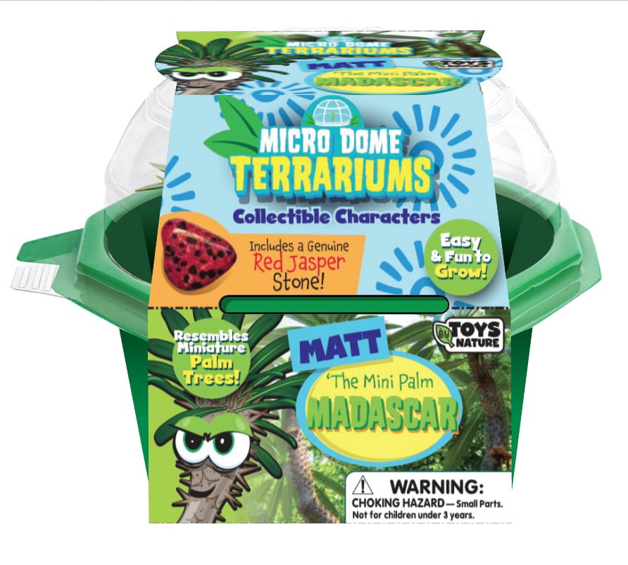 Toys By Nature - Matt the Madagascar Mini Palm - Indoor Micro-Gardening Kit