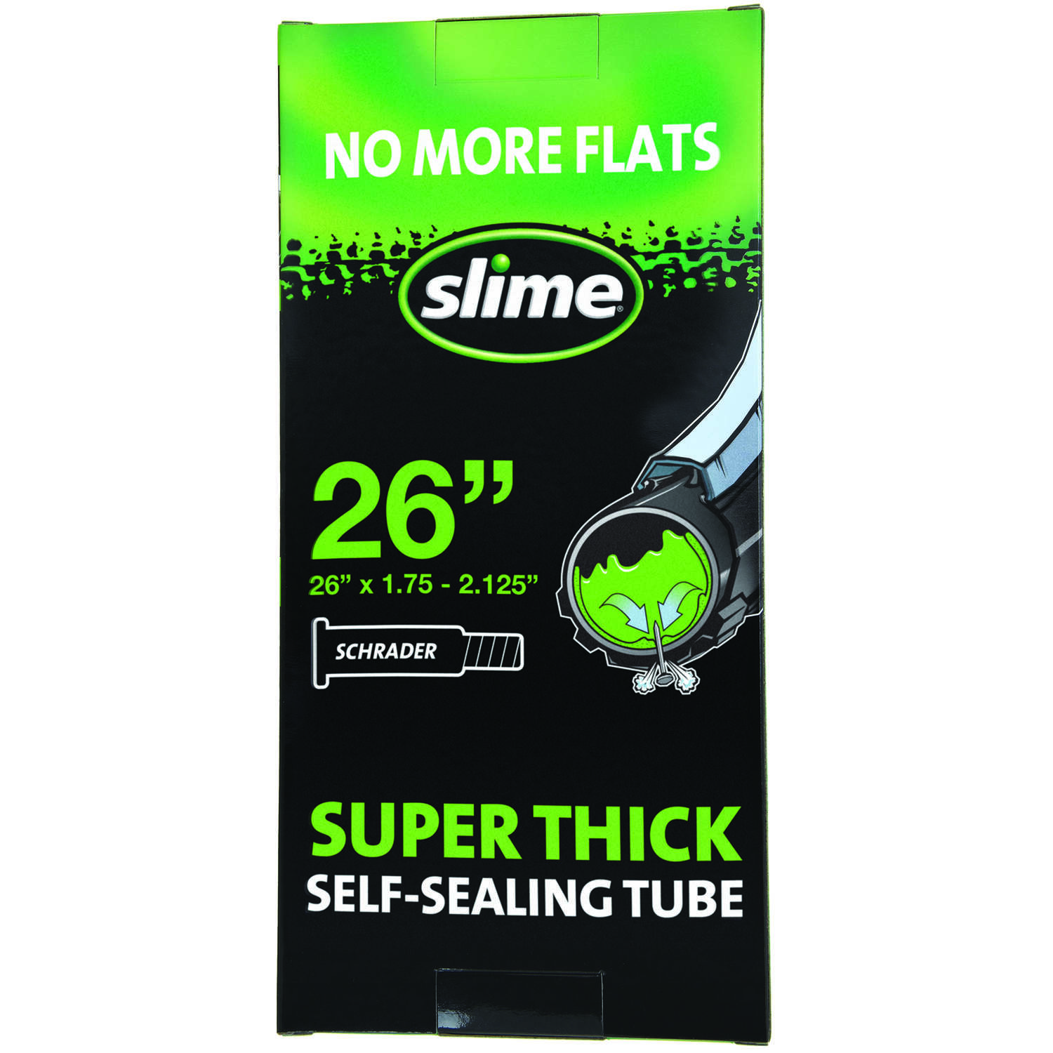 Slime Smart Tube 26 in. Rubber Bicycle Inner Tube 1 pk