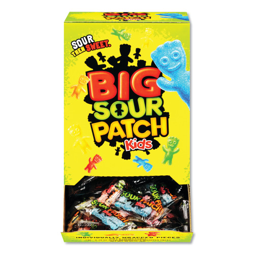 Sour Patch Fruit Flavored Candy， Grab-and-Go， 240-Pieces/Box (43147)