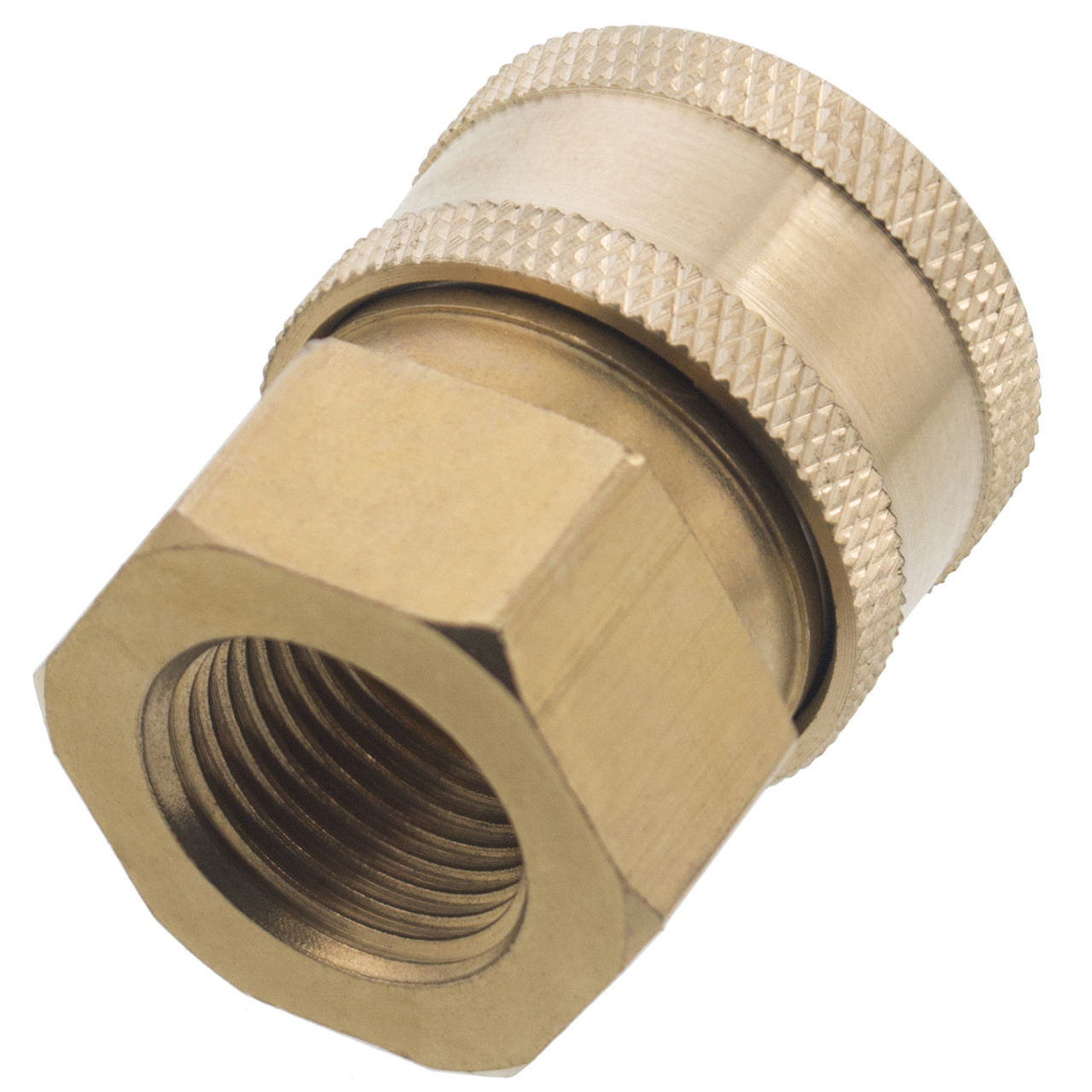 Erie Tools 3/8 FPT Female Brass Socket Quick Connect Coupler