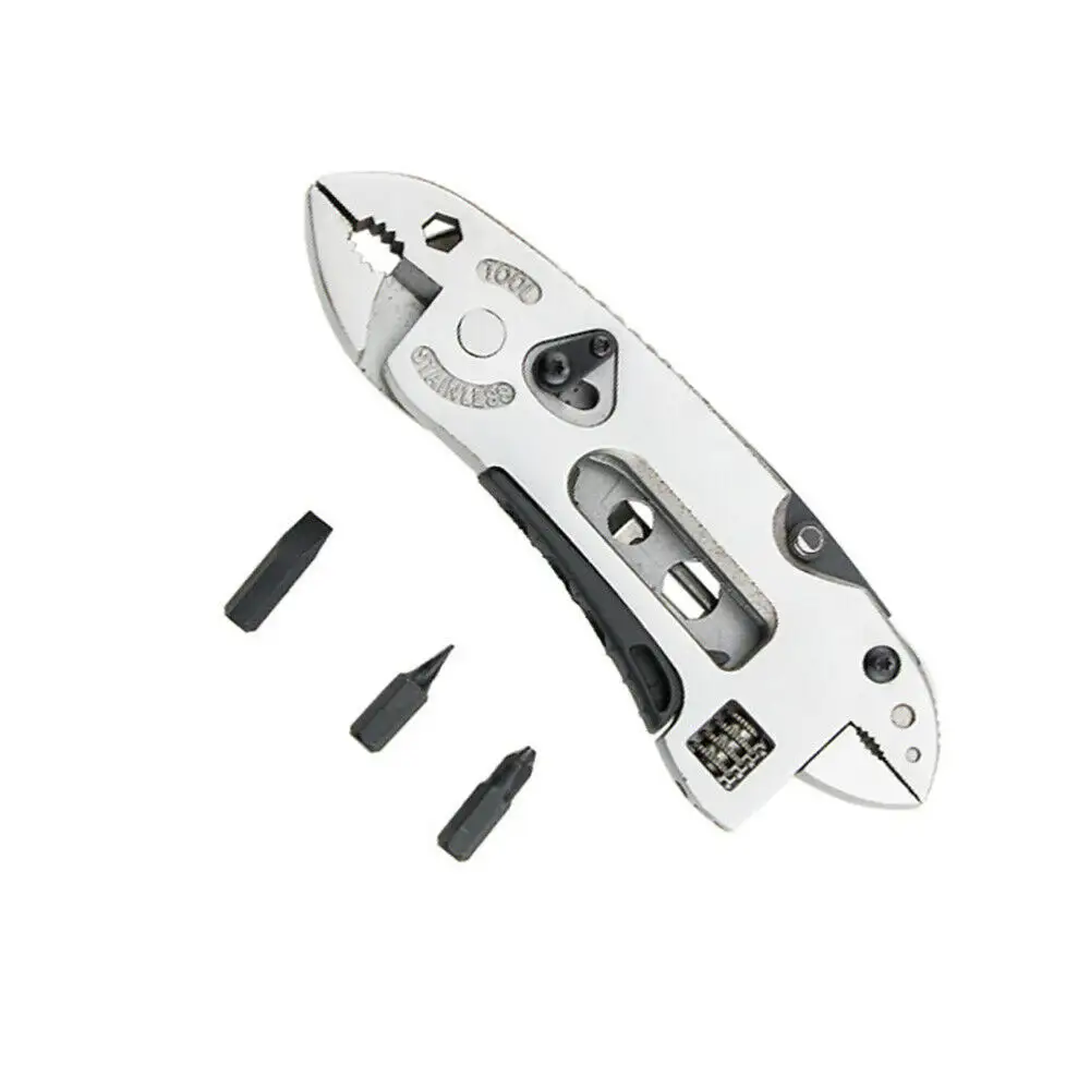 Multitool Pliers Pocket Knife Screwdriver Set Kit Adjustable Wrench Jaw Spanner Repair Outdoor Camping Survival Multi Tools