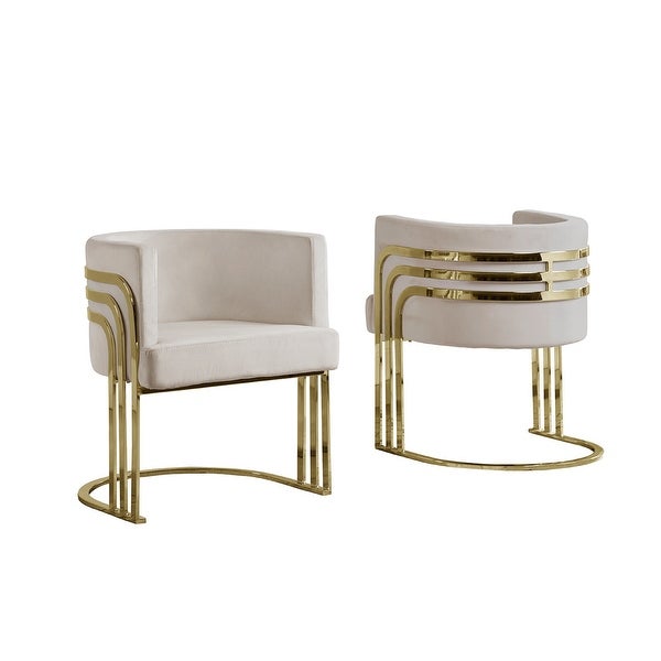 Best Quality Furniture Accent Chair with Gold Base (Single)