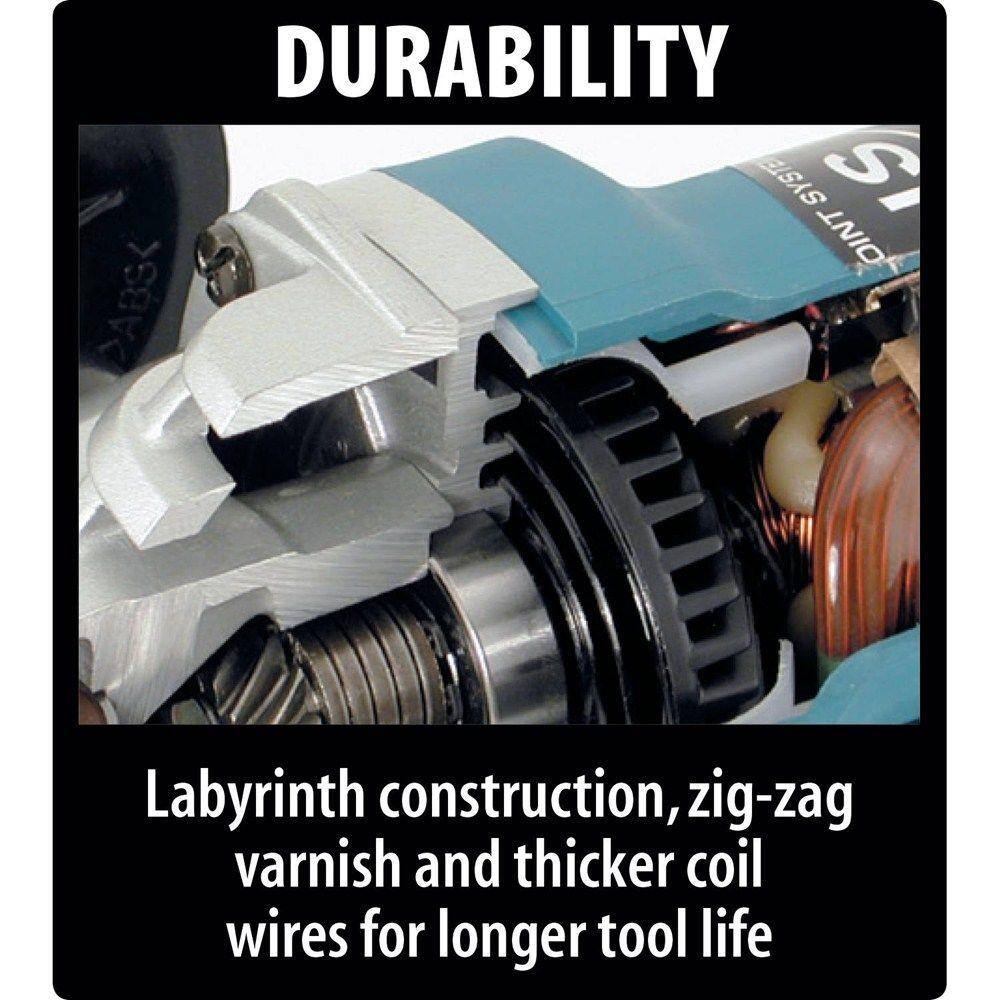 Makita 13 Amp 5 in. Corded Super Joint System High-Power Paddle Switch Angle Grinder 9565PCV