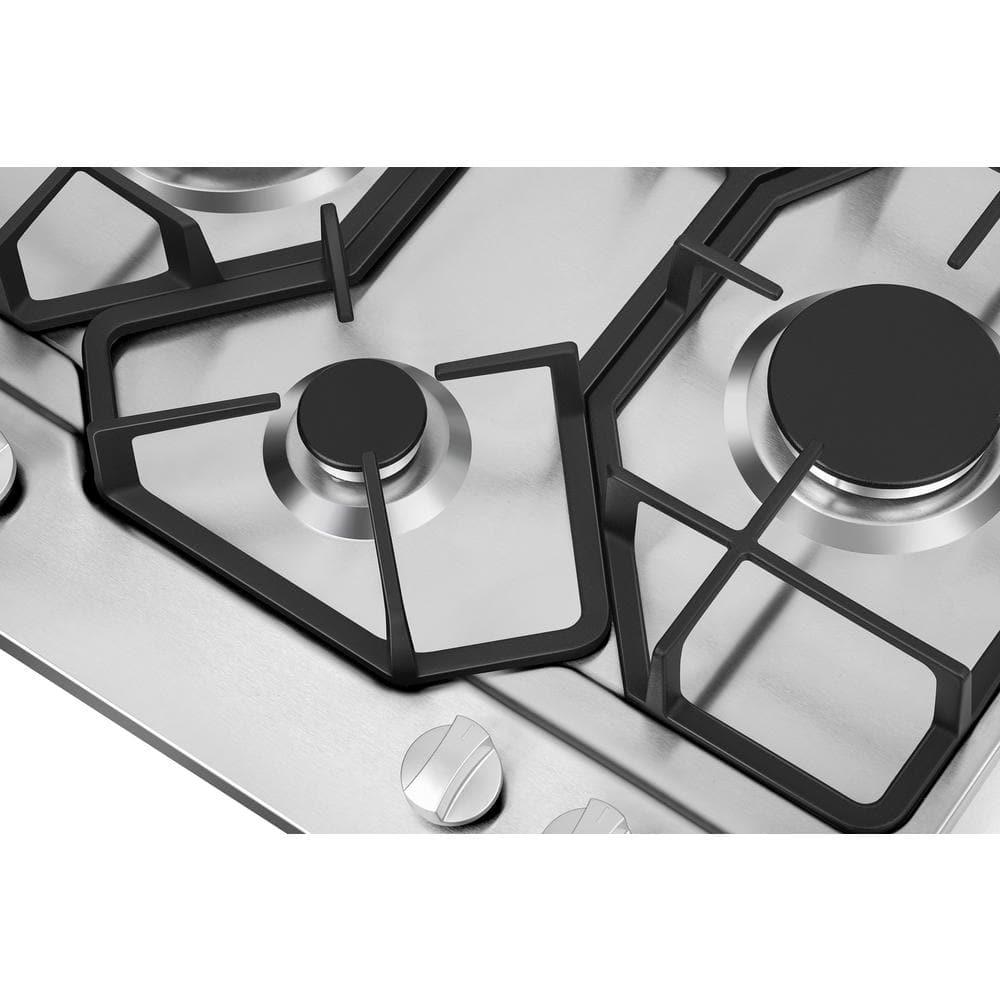 Empava Builtin 24 in Gas Cooktop  4 Sealed Burners Cook Tops in Stainless Steel