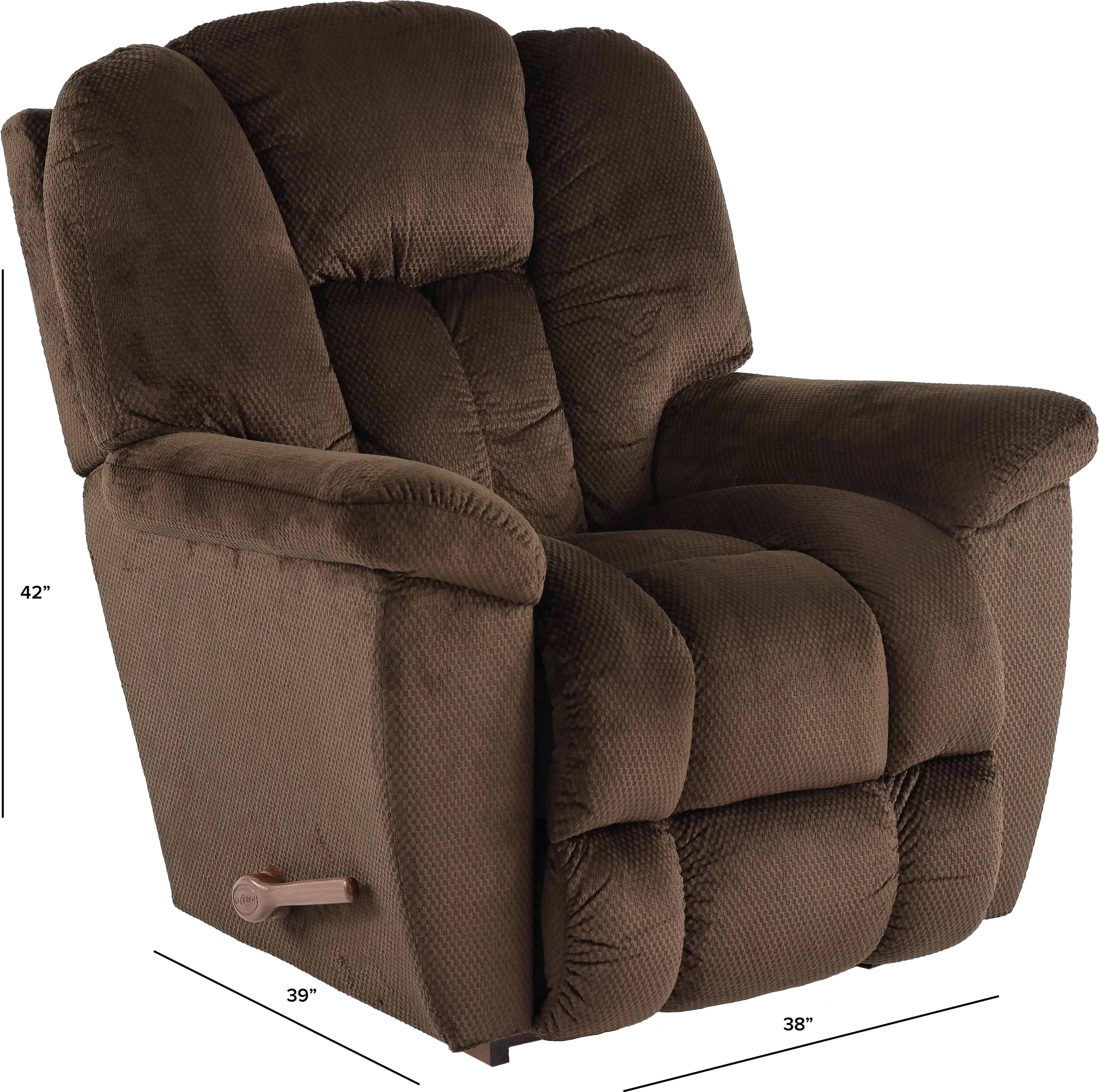 Maverick Cocoa Brown Manual Reclina-Rocker Recliner