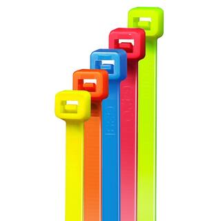 Commercial Electric 4 in. and 8 in. Cable Tie Canister Assorted (500-Pack) 4in+8in colors(500)