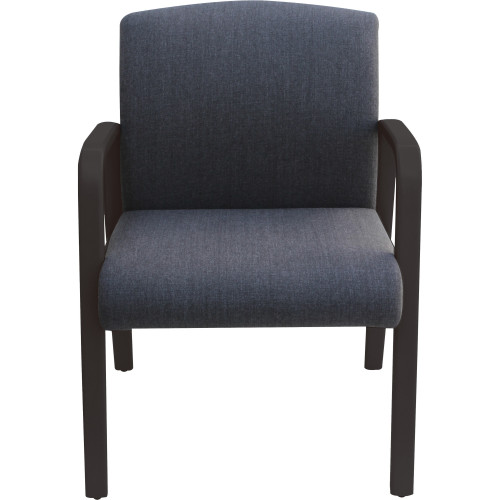 Lorell Gray Flannel Fabric Guest Chair (68559)